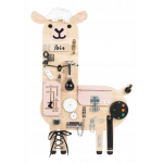Manipulačná doska / Activity board ružová Lama 84 cm x 52 cm